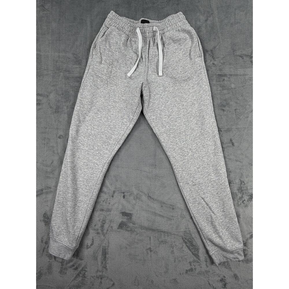H&M Jogger Sweatpants Mens XS Gray Fleece Elastic Waist Drawstring Casual
